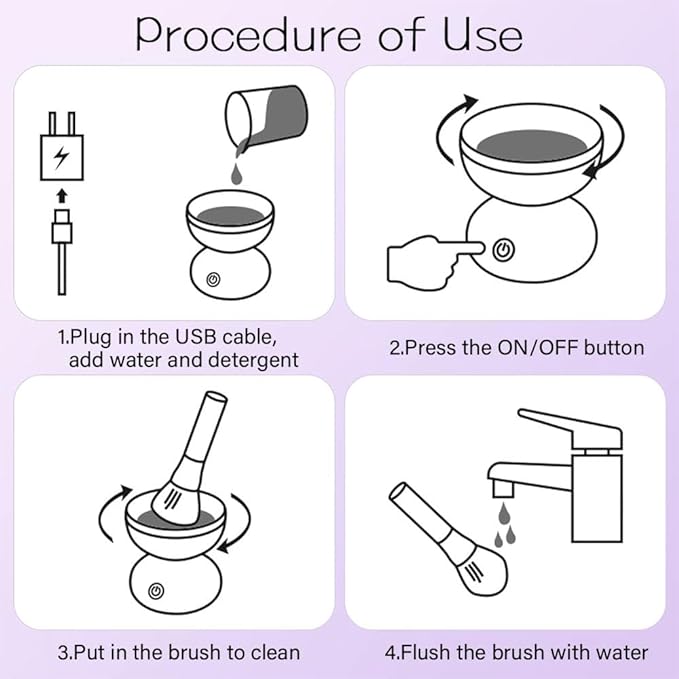 Mini Makeup Brush Cleaner - Cool Craze